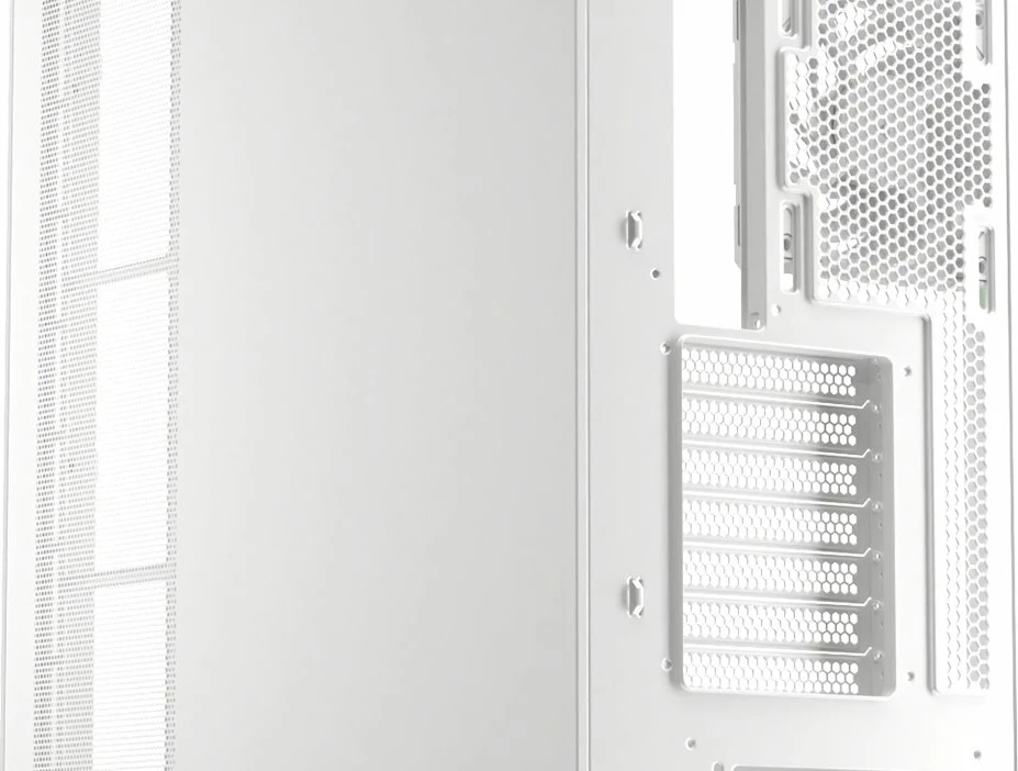 Kasë XYZ PC GEAR Trifecta ARGB X-CS-TRIFECTA-W Midi Tower, USB-C, tempered glass, e bardhë