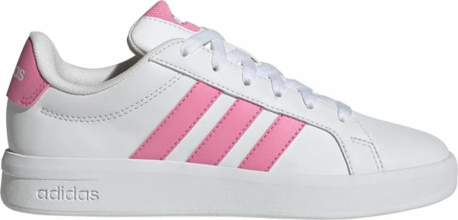 Atlete fëmijë adidas Grand Court 3.0 HP3528, të bardha dhe rozë