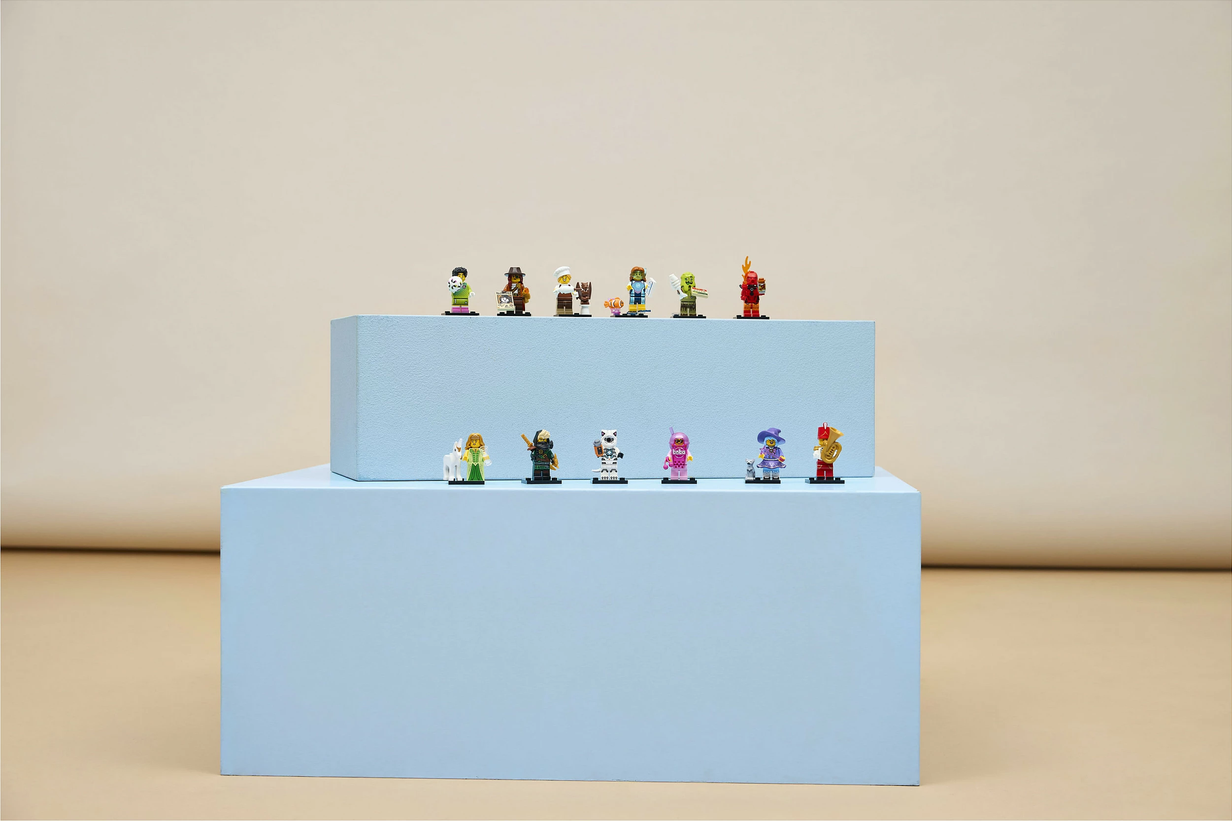 Set LEGO Minifigures 71052, Seria 29, 8 pjesë, multikolor