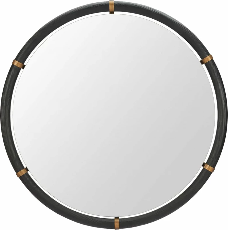 Pasqyrë COLOMBO, e zezë, 100x4x100cm