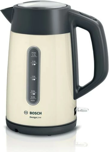 Çajnik elektrik, Bosch, TWK4P437, 1.7L, 2400W, Beige