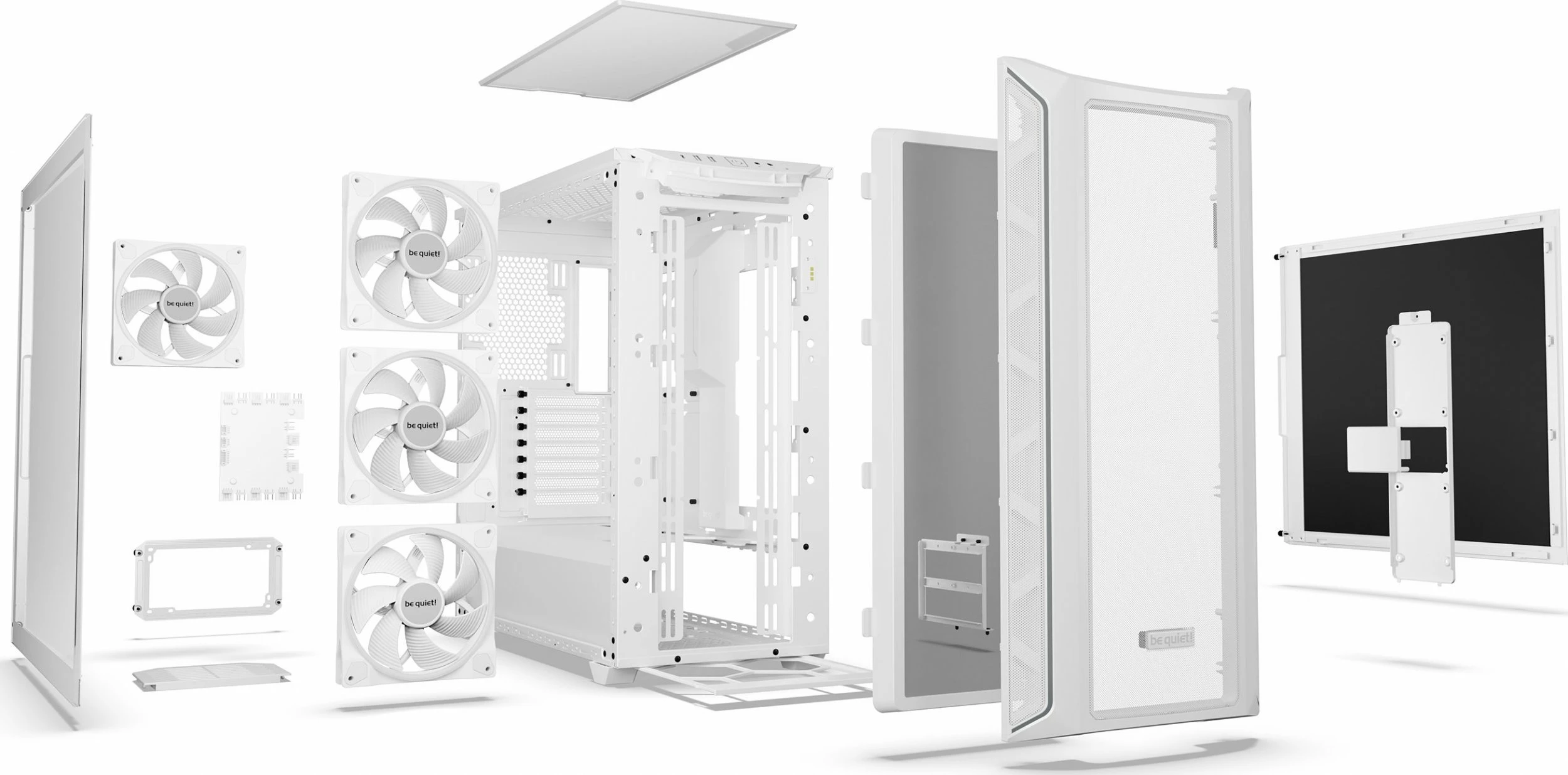 Kasë be quiet! Shadow Base 800 FX BGW64, Midi Tower, ATX/eATX, ARGB, 4x140mm PWM, e bardhë