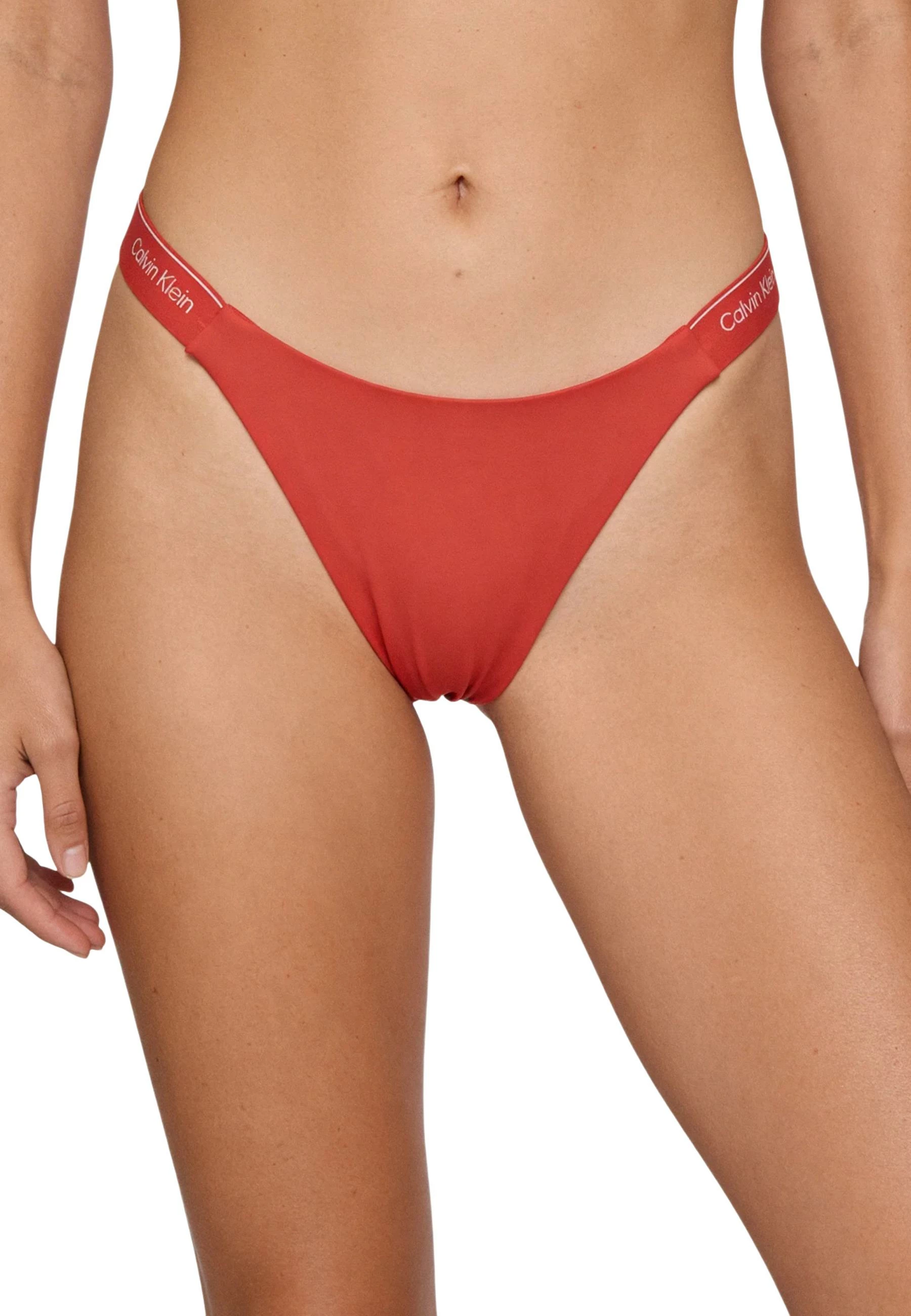 Bikine për femra Calvin Klein Jeans LV00Q61206, portokalli
