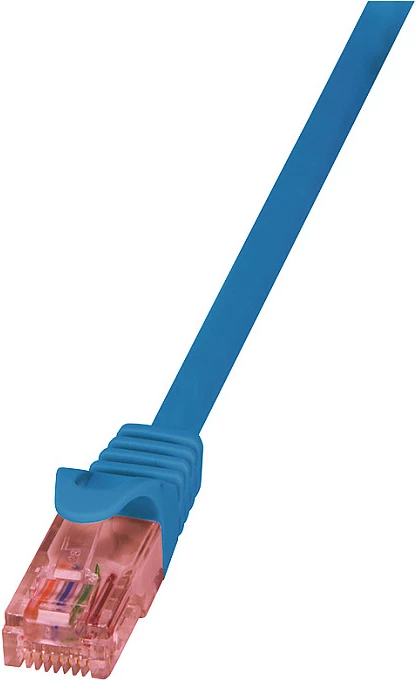 Kabllo rrjeti LogiLink PrimeLine Cat6 U/UTP 0.5m, kaltër