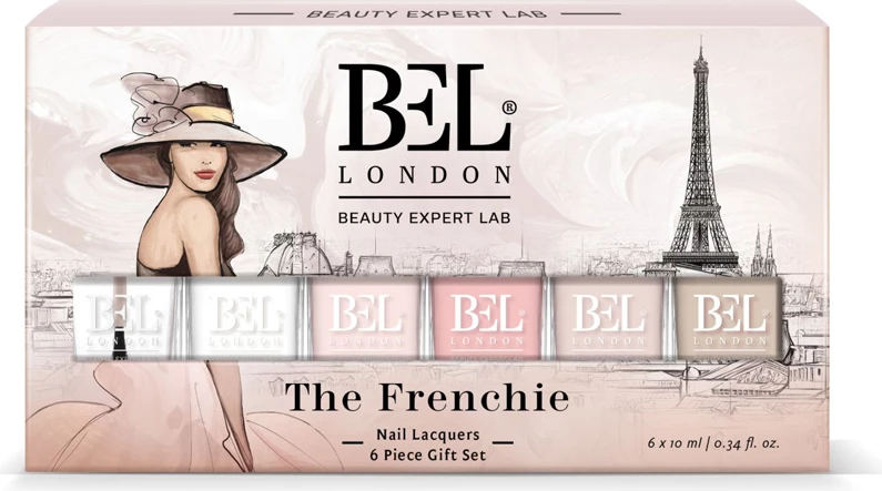 BEL London The Frenchie Set – 6 Pack Nail Polish Set
