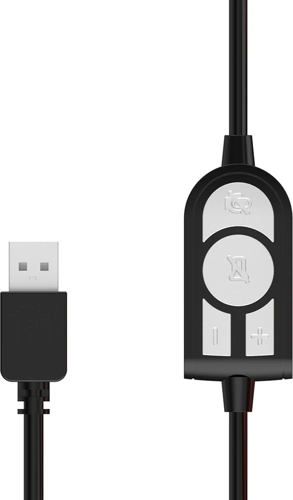 Kufje gaming Media-Tech NEMESIS MT3574 me mikrofon, USB, Zezë/Kuqe