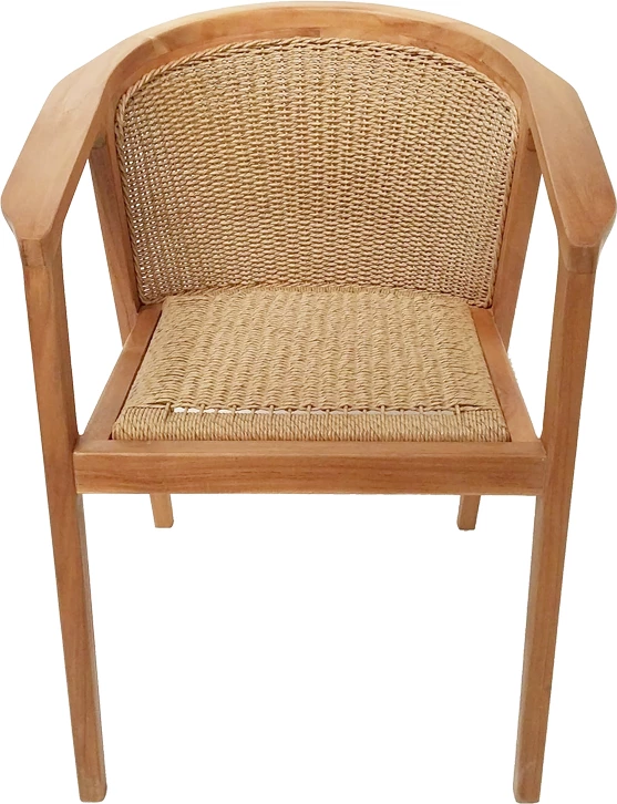 Set tavoline me karrige Granny-Kenda, 5 copë, ngjyrë natyrale-bezhë, Φ80x75cm