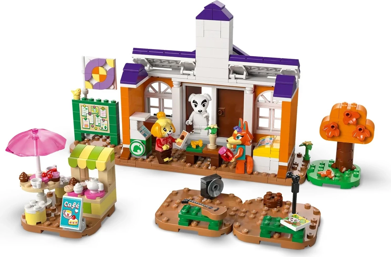 Set LEGO Animal Crossing 77052, K.K.'s Concert at the Plaza