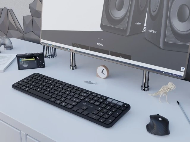 Set pa tela Natec Octopus 2, Maus dhe Tastaturë, Bluetooth dhe Radio Valë