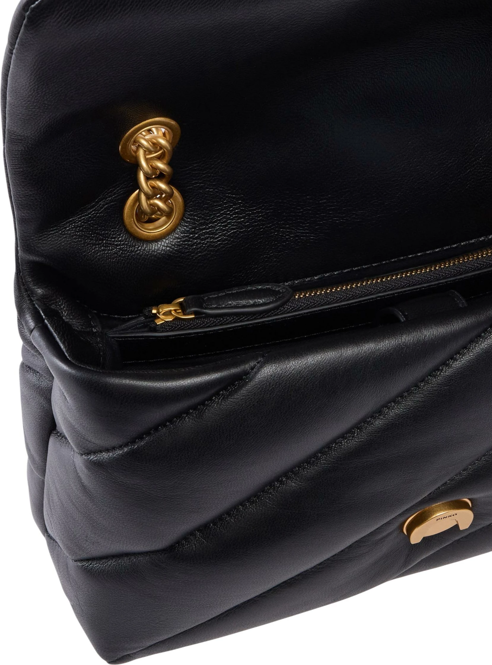 Çantë krahu Pinko Love Puff Classic Small B. She 107616 A0F2, për femra, e zezë