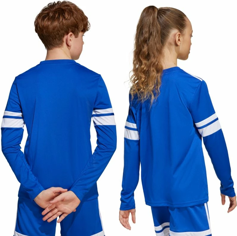Maicë me gjatësi të gjatë për fëmijë adidas, e kaltër [Madhësia: 128 cm]