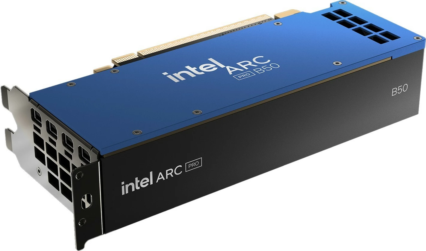 Kartelë grafike Intel B50 Pro 16GB GDDR6, kaltër