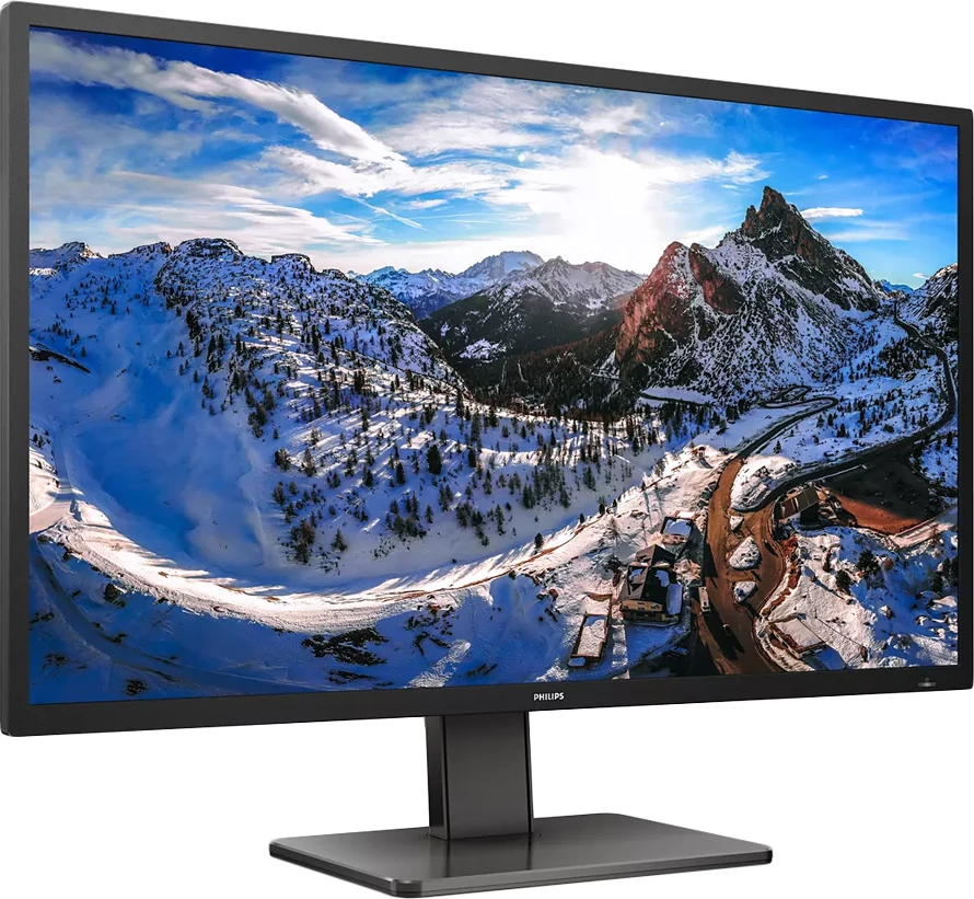 Monitor Philips P-Line 439P1 42.5\" 4K UHD 60Hz VA, 4ms, 400 cd/m², USB-C Power Delivery, KVM Switch, RJ45, 2x HDMI 2.0 + HDMI 1.4 + DisplayPort, 2x 5W, i zi