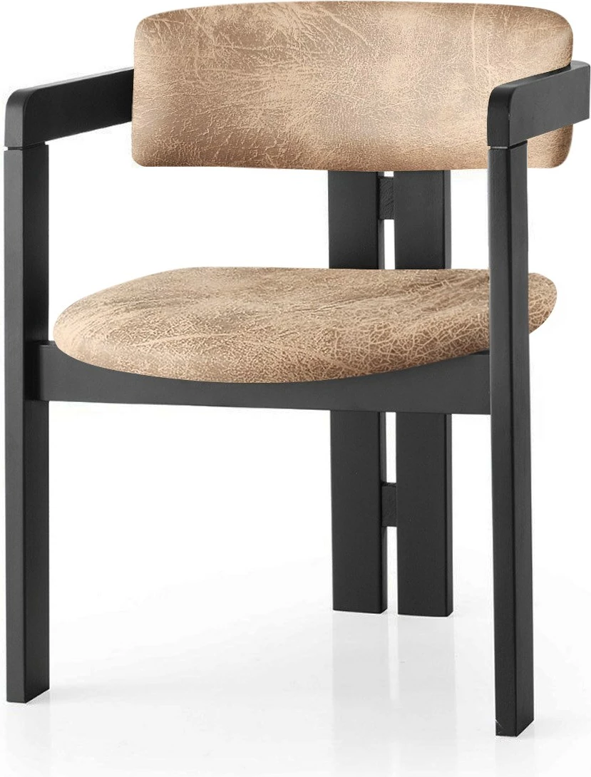 Karrige Hanah Home, CO - 024, e zezë dhe bezhë