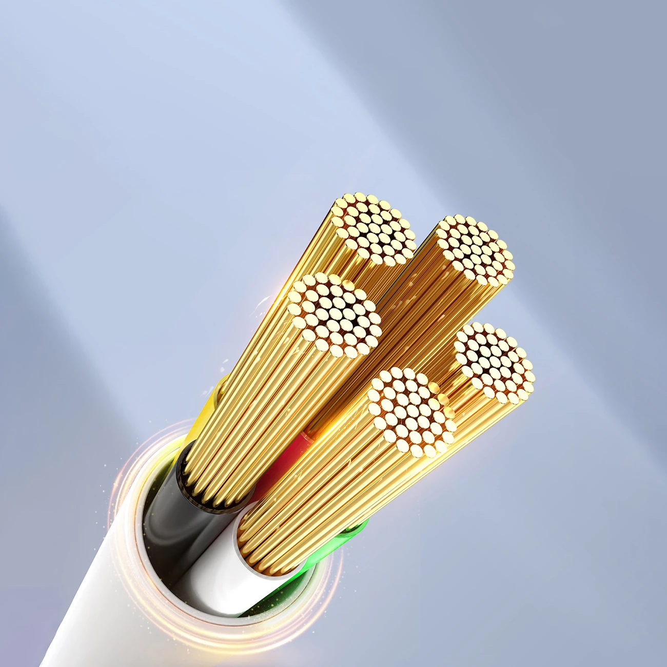 Kabllo Orico CDX USB-C në USB-C, 1m, 100W, 5A, Bardhë