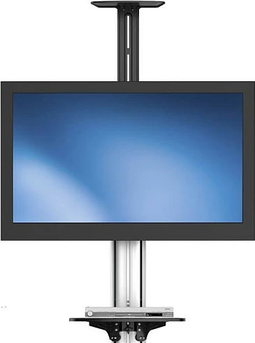 Karrocë TV StarTech STNDMTV70, 32"-75", VESA 600x400, 40 kg, rregullim lartësie, me rrota me bllokim, e zezë/argjendtë