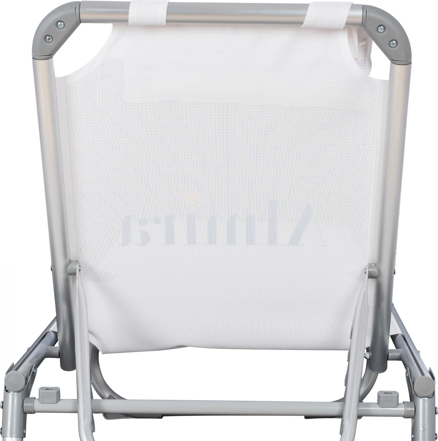 Shezllon për plazh, tipi i rëndë, ngjyrë e bardhë, alumini, FH5054.03, 188x58x31-81 cm