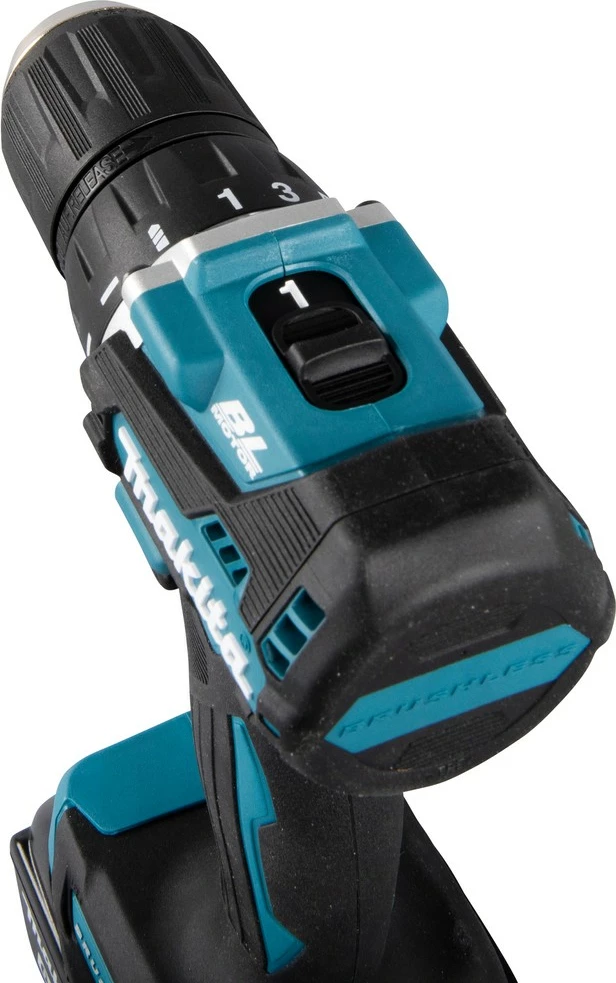 Kaçavidë elektrike Makita DDF487RFE3, 18V, 3 bateri, ngjyrë kaltër/zezë/çelik