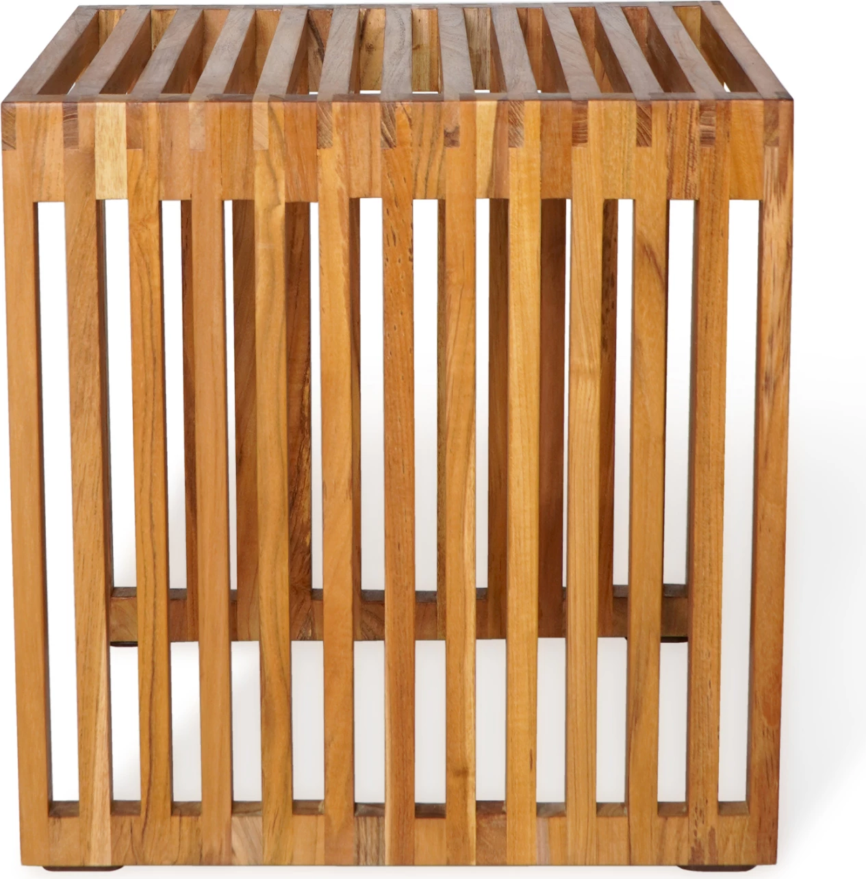 Tavolinë anësore dru teak ngjyrë natyrale 1-copë FH9483 40x40,5x40,5H cm