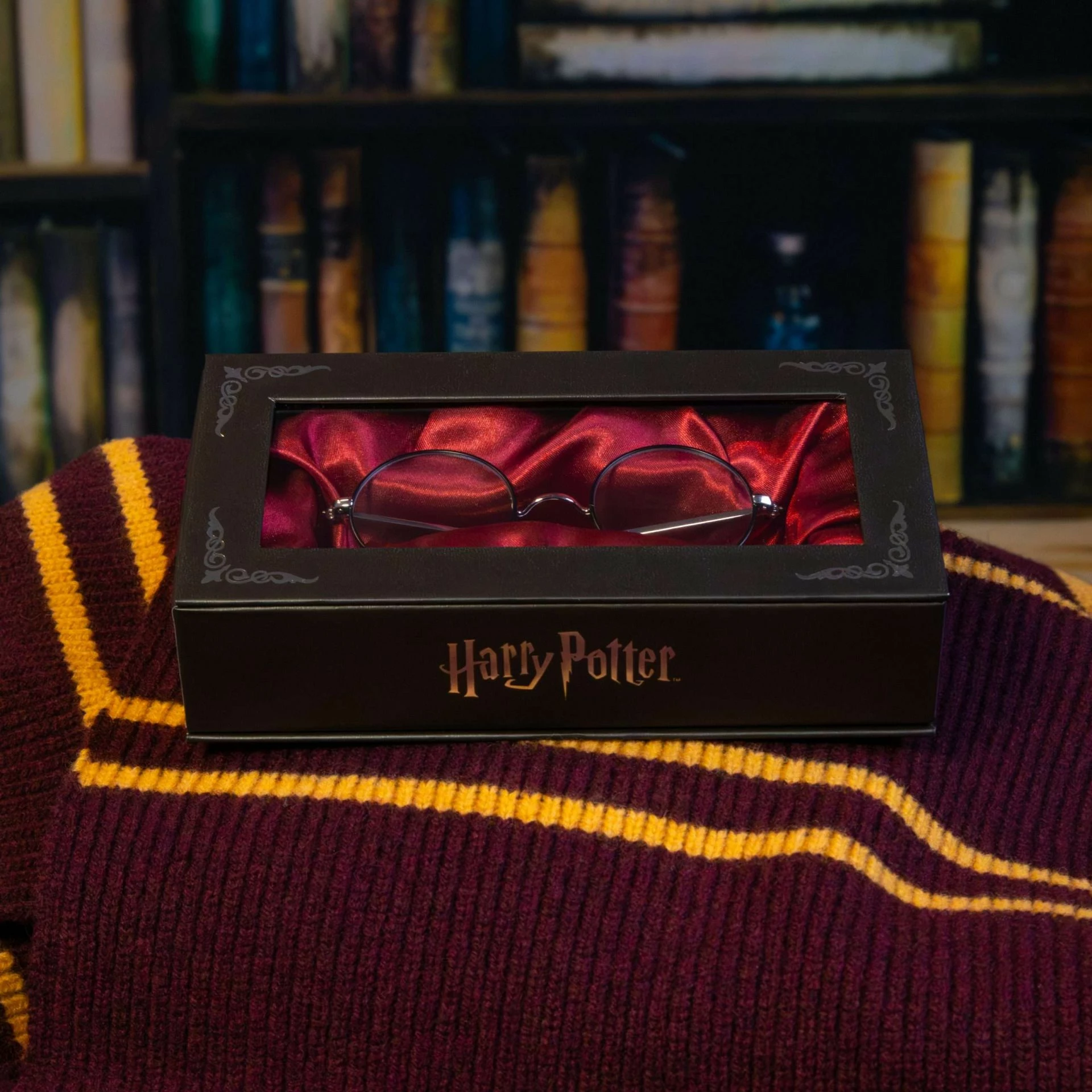 Syze koleksionuese Noble Collection Harry Potter Replica, me kuti ruajtëse lëkurë artificiale
