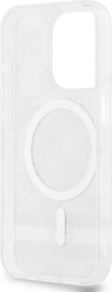 Mbështjellës DKNY IML Checkered Mono Pattern & Printed Stripes MagSafe për iPhone 13 Pro Max, Zi