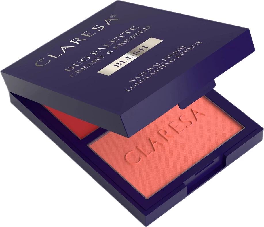 Paletë blush për femra Claresa Duo Palette Creamy & Pressed 02 Candy Crush 8.5g
