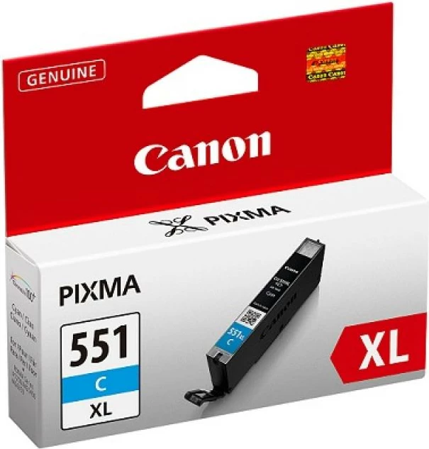 Fishek boje, Canon, CLI-551XL 6444B001, XL 11 ml, deri 665 faqe, cyan