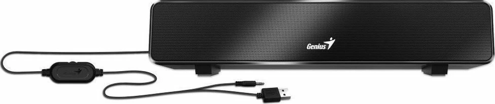 Soundbar Genius 100 mini 6 W 2.0 USB, e zezë