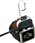 Karikues pa kabllo TerraTec Charge Air Key, për Smartwatch, Micro-USB, i zi/argjendtë
