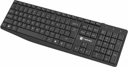 Set tastierë + Maus Natec Squid NZB-1989, wireless 2.4GHz, US layout, me numpad, i zi