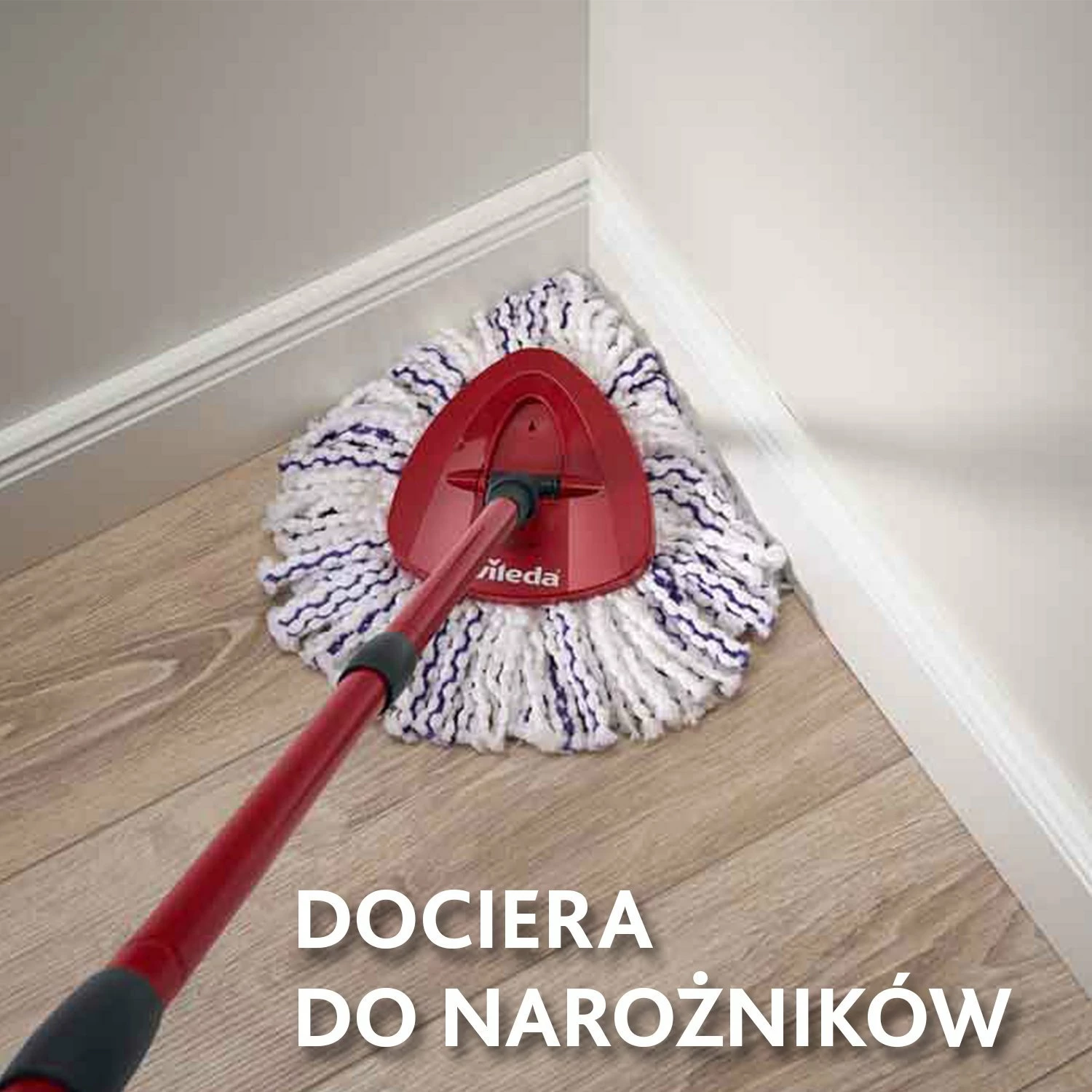 Insert për mop rrotullues Vileda Turbo 3w1 167749, mikrofibër, i bardhë, 1x