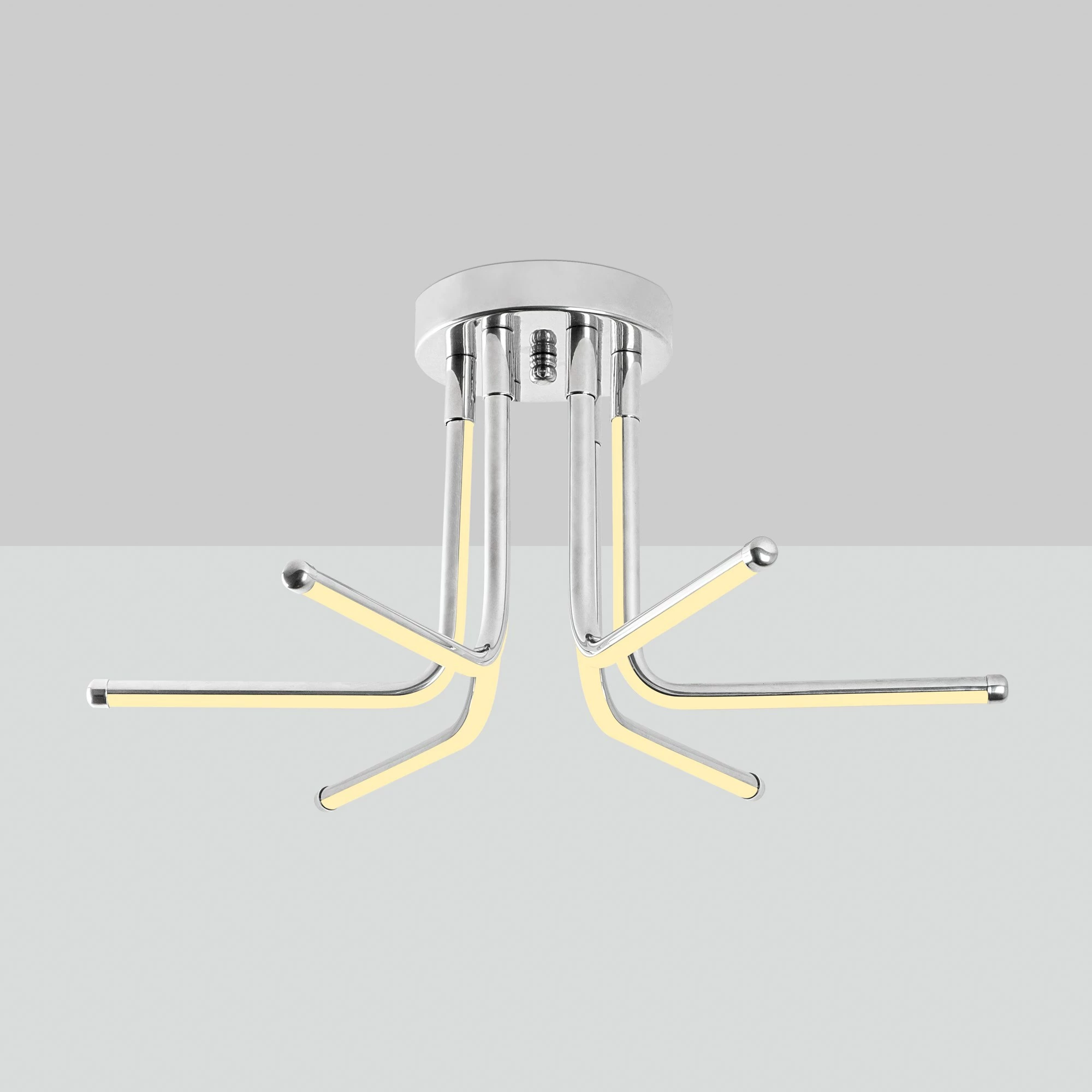 Llambë tavani Opviq, Leddaisy, krom, 55x25x55cm