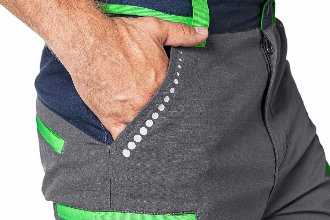 Pantalona pune Neo PREMIUM, 100% pambuk ripstop, 210 g/m², madhësi S, gri