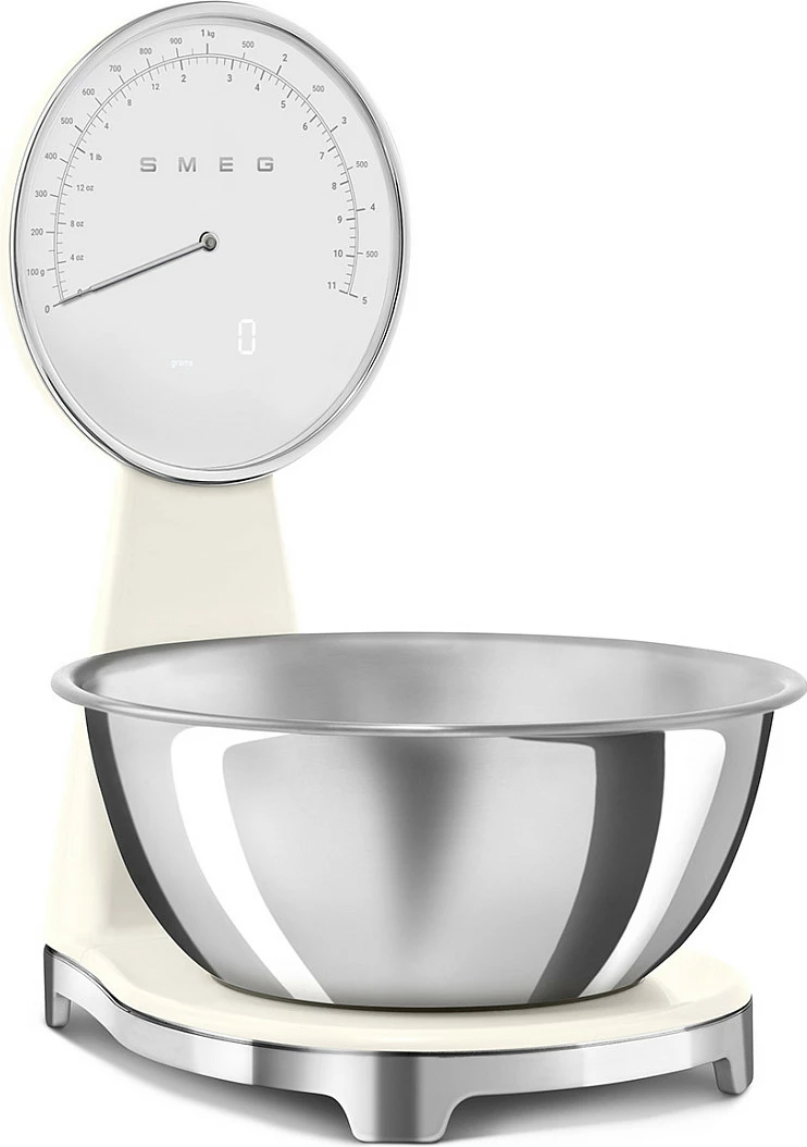 Peshore kuzhine Smeg 50's Style, me tas inox, krem