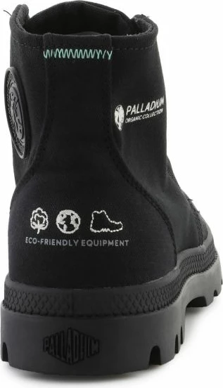 Atlete Palladium Hi Organic II U për meshkuj dhe femra, të zeza