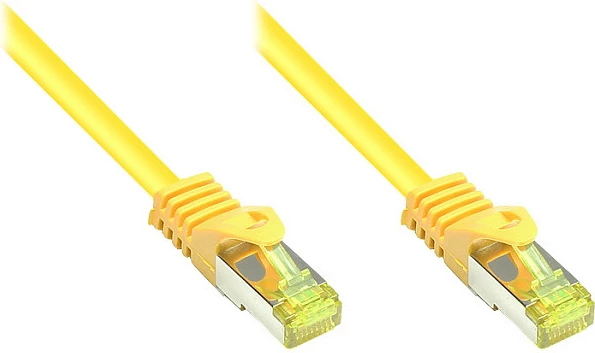 Kabllo rrjeti GoodConnections Alcasa 8070R-005Y, Cat7 S/FTP, 0.5 m, RJ-45 në RJ-45, e verdhë