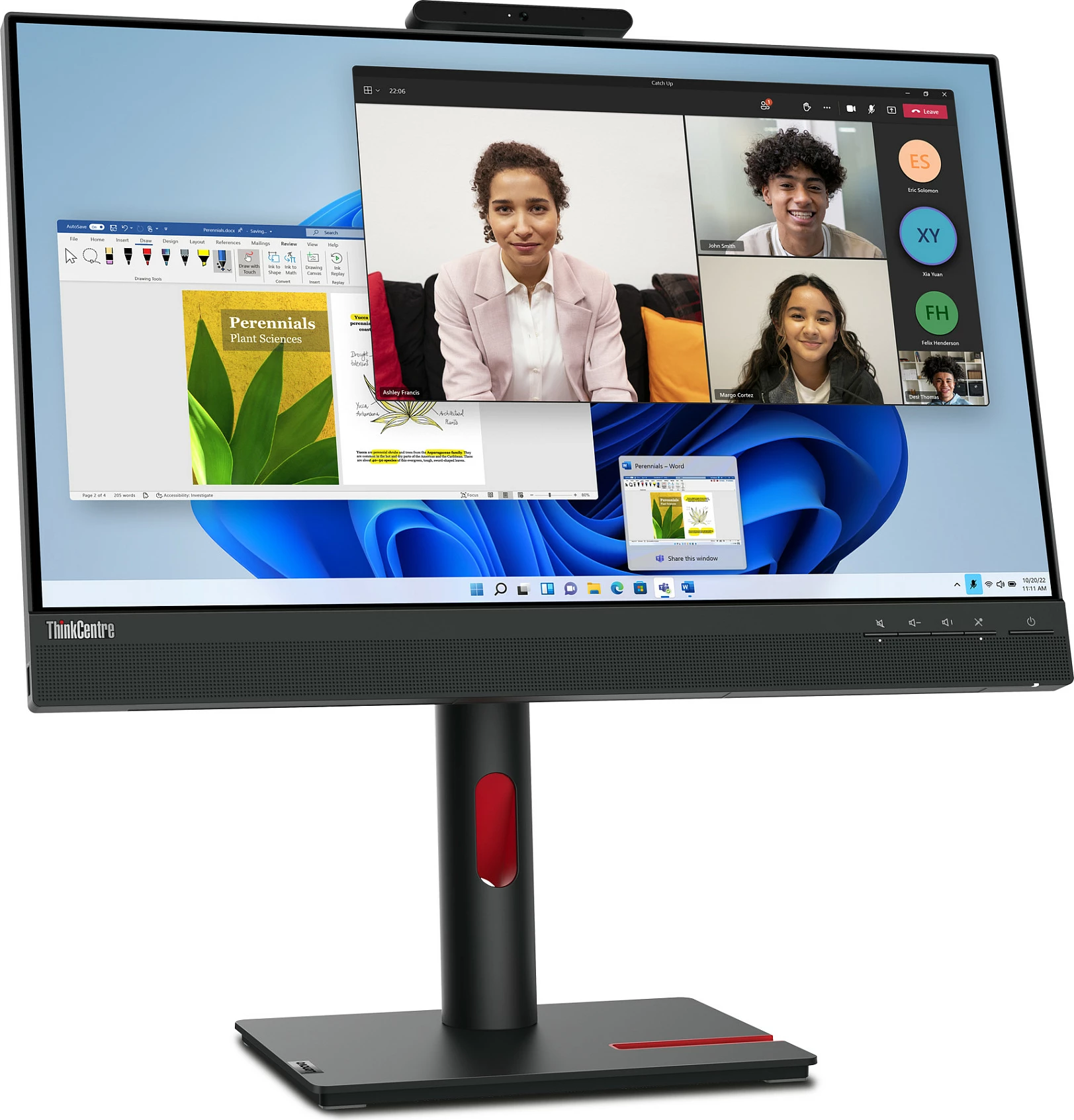 Monitor Lenovo ThinkCentre Tiny-In-One 24, 60.5 cm (23.8"), 1920 x 1080 pixels, Full HD, LED, 6 ms, E zezë