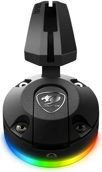 Mouse bungee Cougar BUNKER RGB, me ndriçim RGB, USB Hub, i zi
