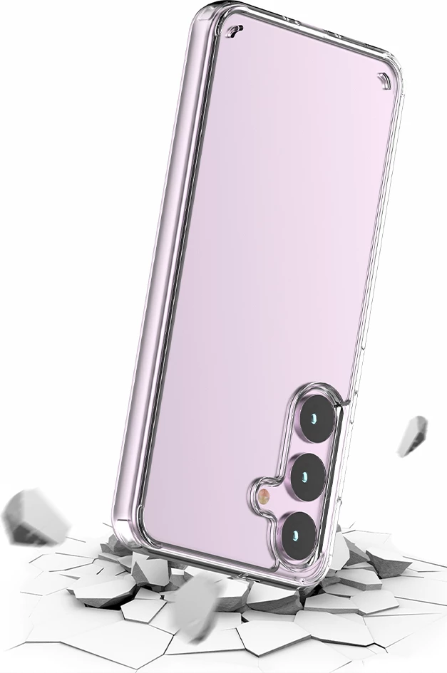 Mbështjellës ONASI Clear Case për Samsung Galaxy S25 Plus 5G, silikon 1.8 mm, transparent