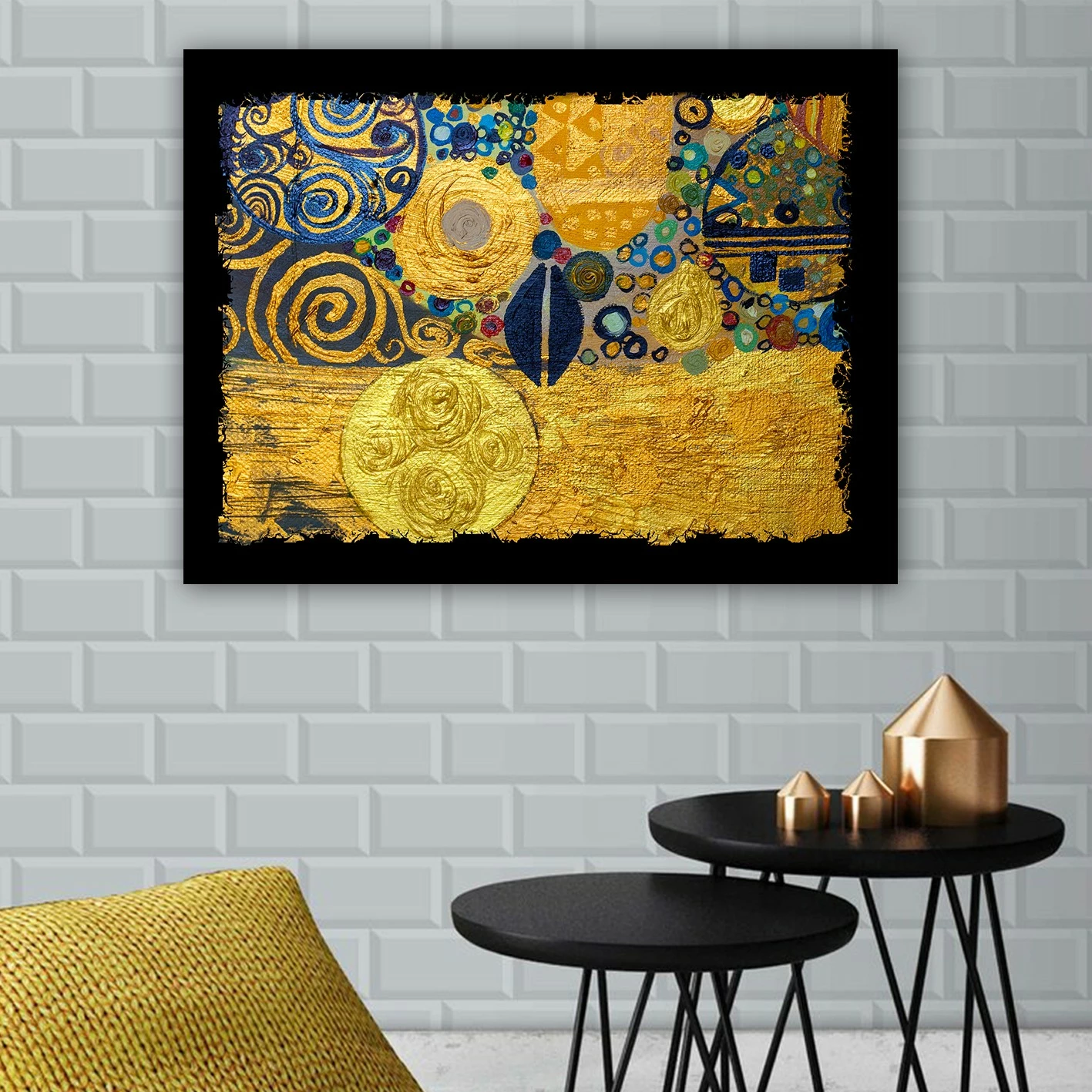 Pikturë dekorative në kanavacë, shumëngjyrëshe, Wallity, 70x100cm