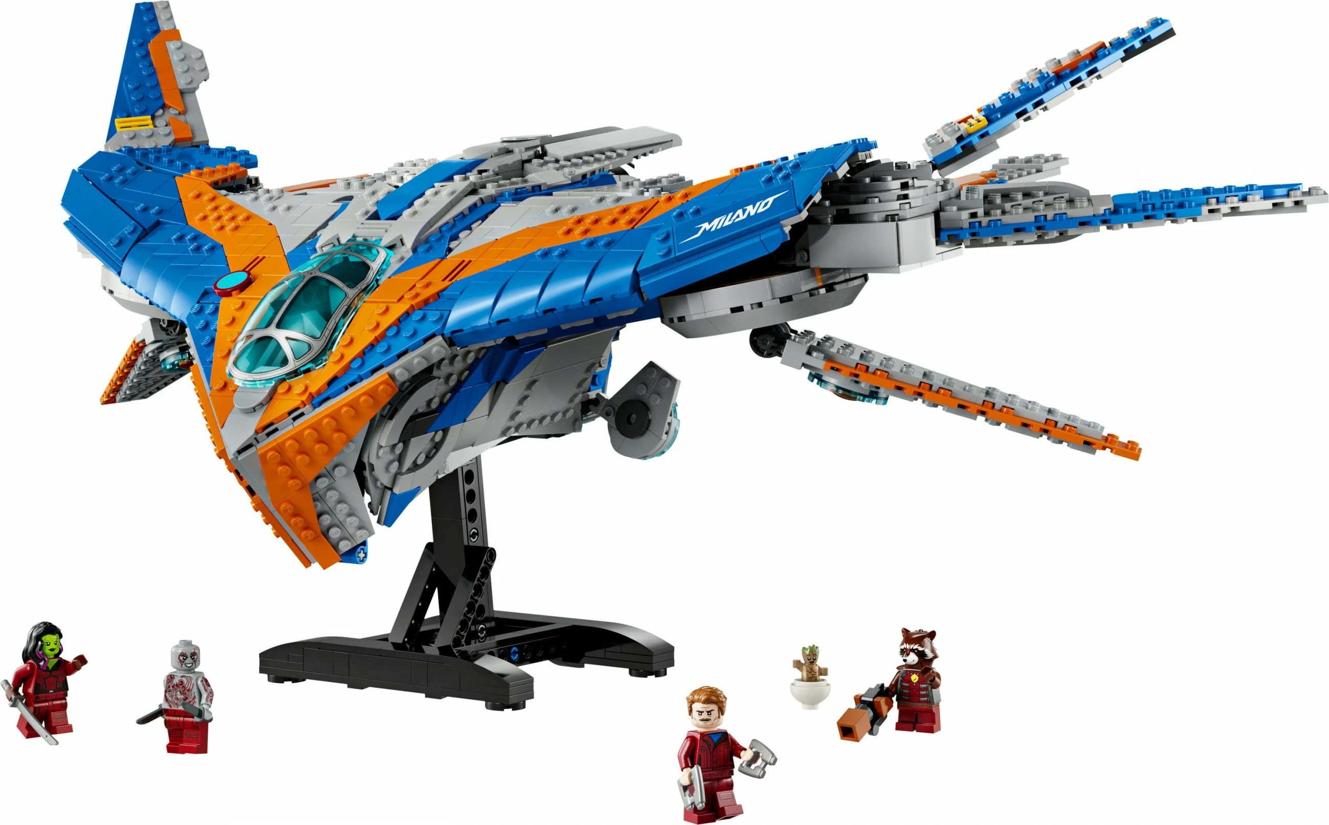 Set ndërtimi LEGO Marvel 76286 Guardians of the Galaxy Die Milano, shumëngjyrësh