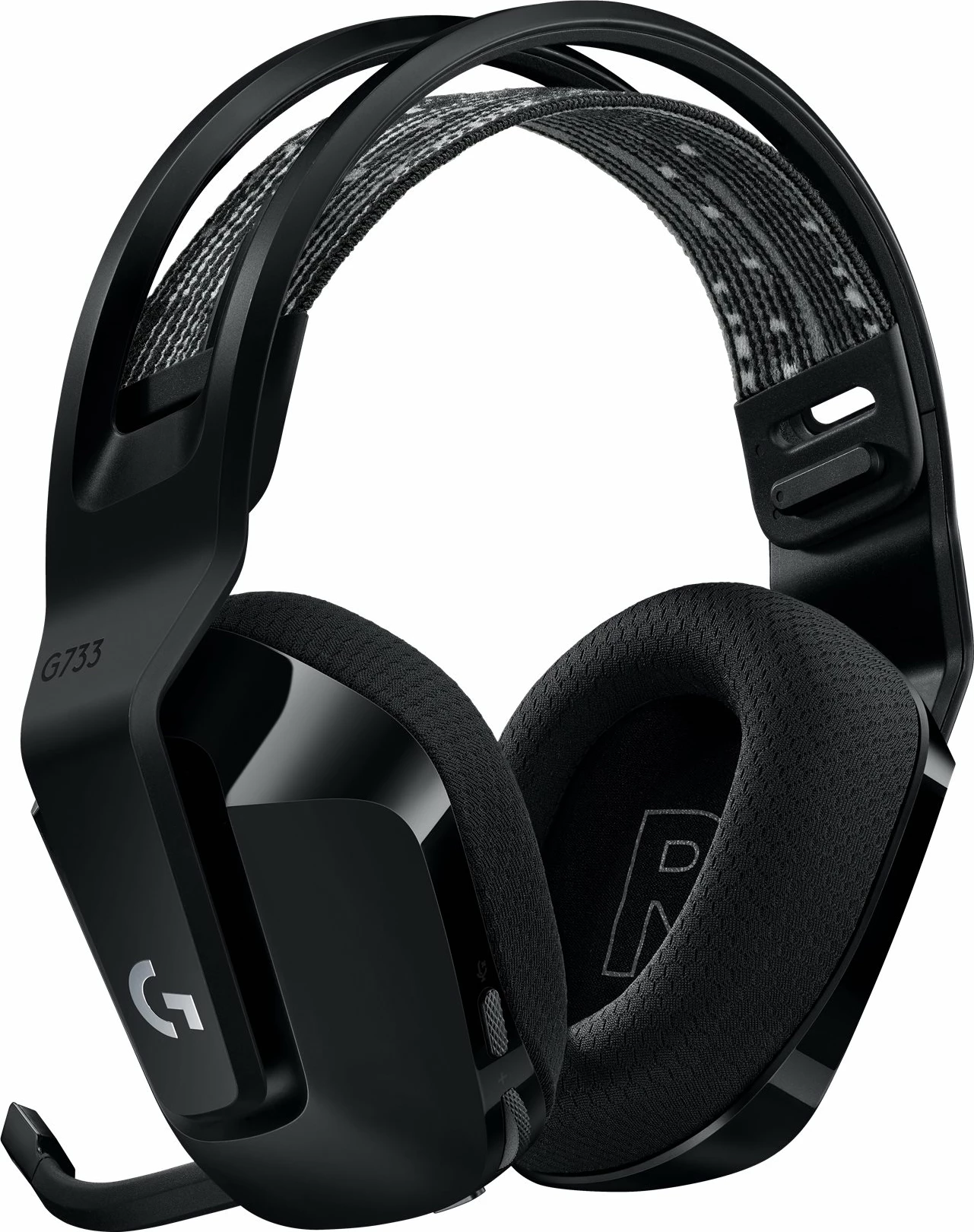 Kufje gaming Logitech G G733 LIGHTSPEED, wireless, RGB, të zeza