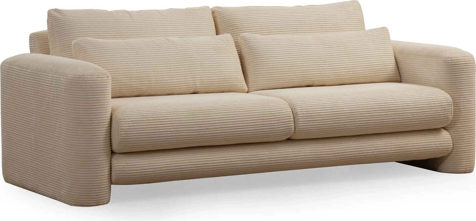 Divan treshe Atelier del Sofa, ngjyrë bezhë, Lily