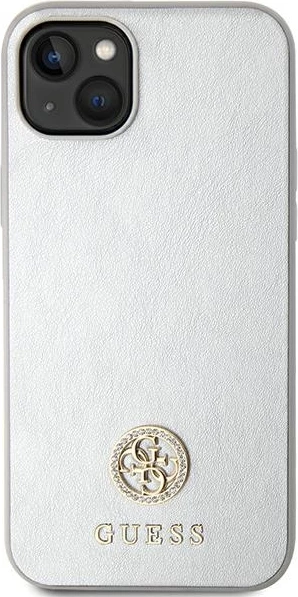 Mbështjellës Guess GUHCP15MPS4DGPS për iPhone 15 Plus 6.7", argjendtë