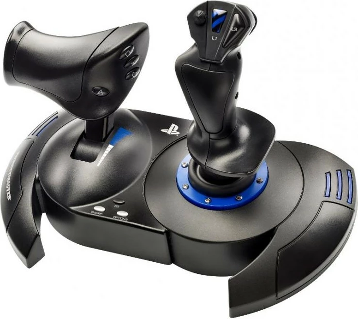Joystick Thrustmaster T.Flight Hotas 4, PC, PlayStation 4, USB 2.0, i zi, blu