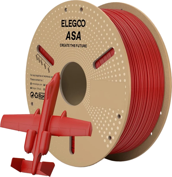 Filament ASA për printer 3D Elegoo 50.203.0739 1.75 mm, kuqe