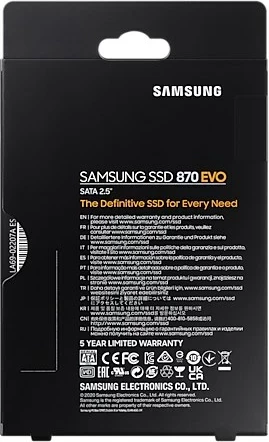 SSD Samsung 870 EVO, 500 GB, 2.5", SATA III, i zi