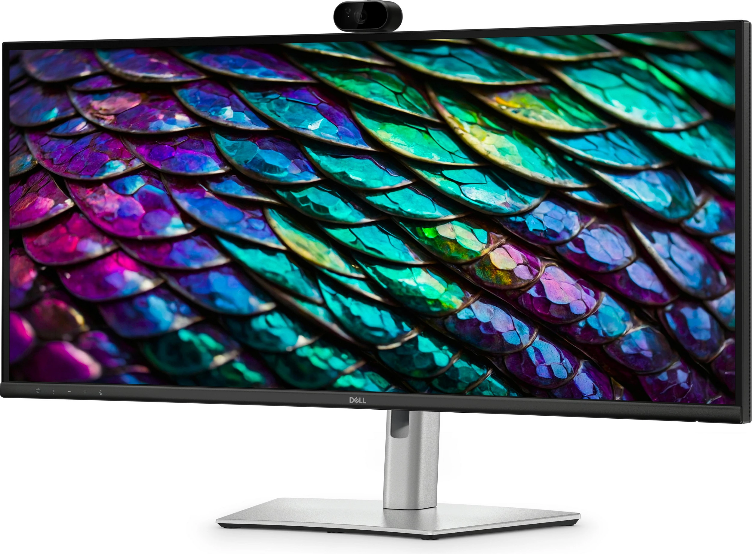 Monitor Dell Pro P3426WEB, 34" WQHD 3440x1440, IPS i lakuar, webcam+altoparlant, i zi/argjend