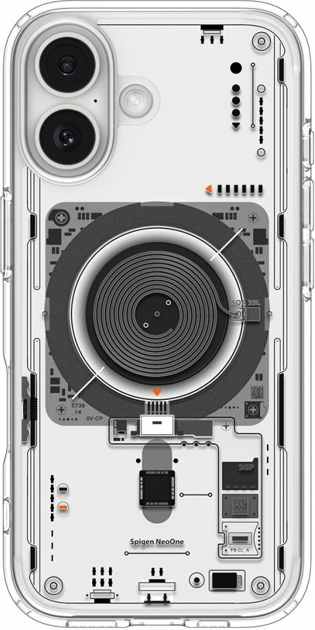 Mbështjellës Spigen Ultra Hybrid MagSafe për iPhone 17 Neo One, Transparent