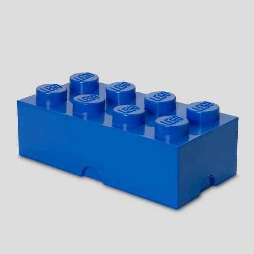 Kuti magazinimi LEGO Room Copenhagen Storage Brick 8, plastikë, 500x250x180mm, kaltër